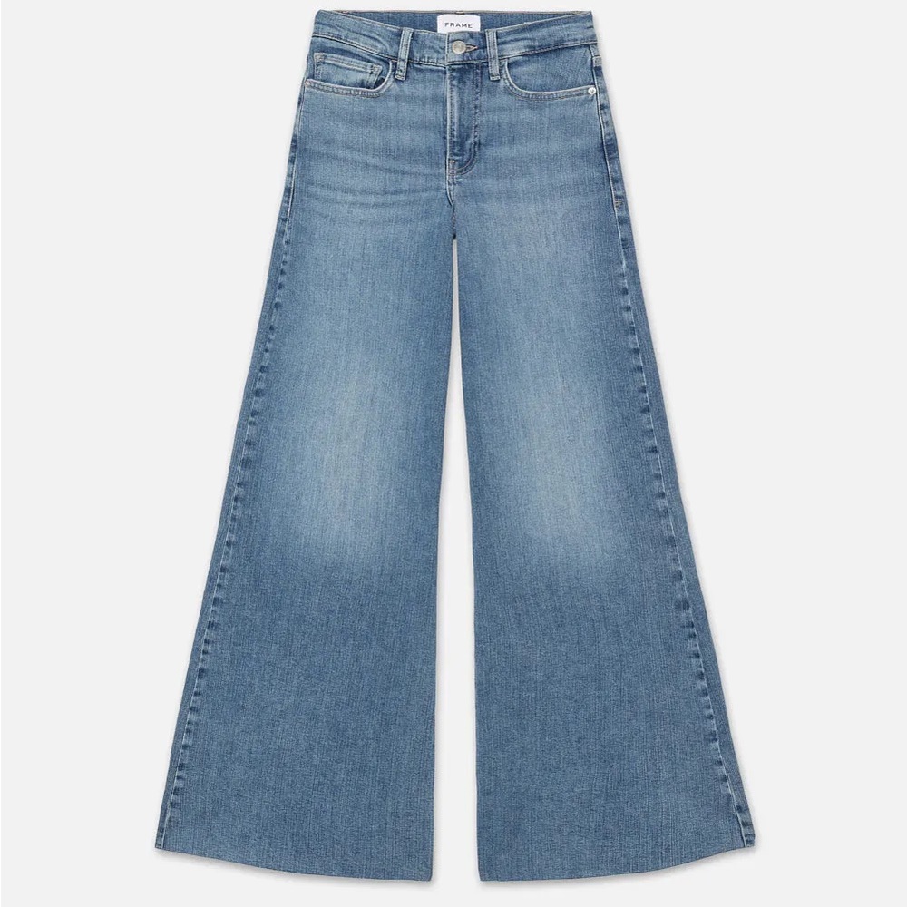 FRAME Le Palazzo Crop in Daphne Blue - NWT